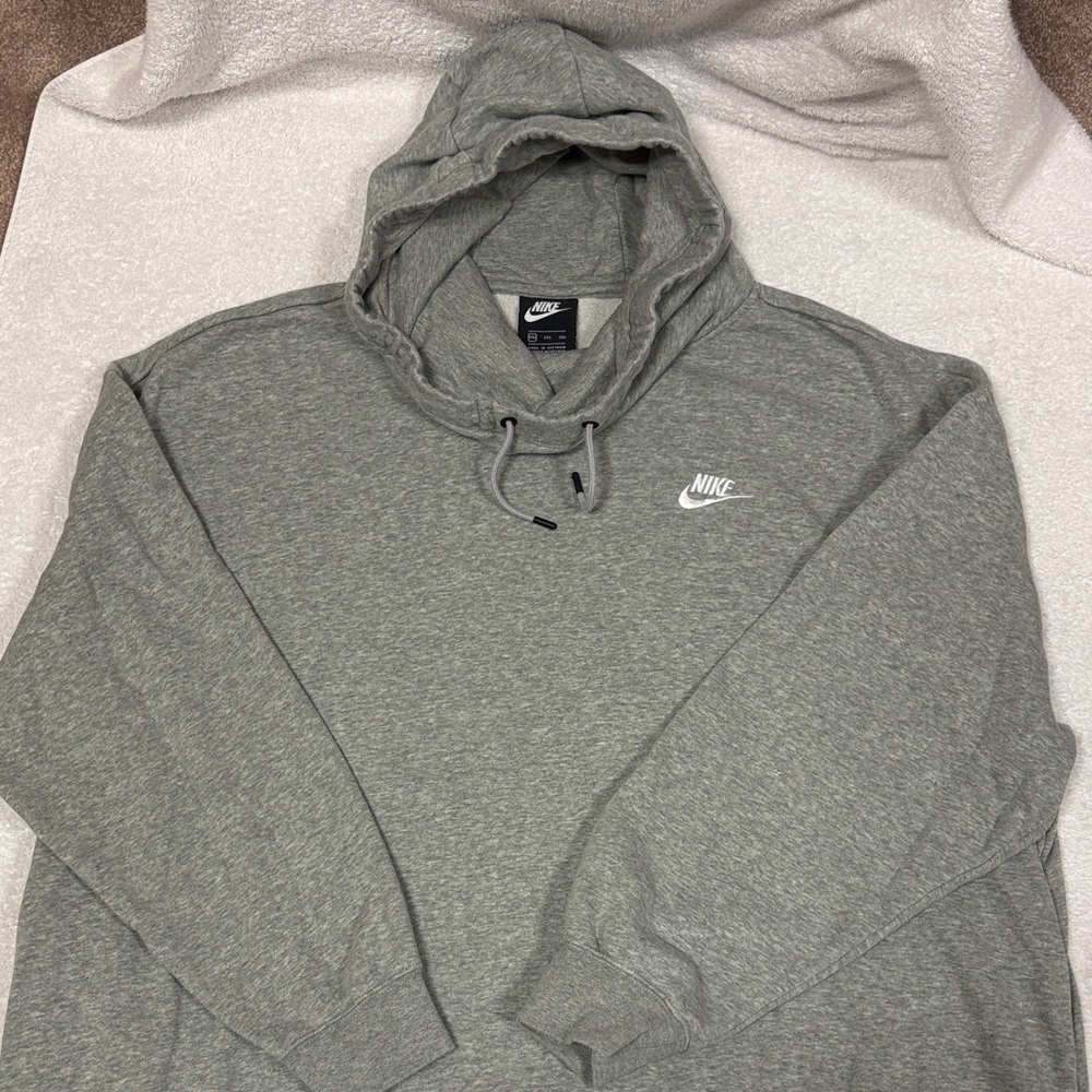 Nike Men's scuba Heather Gray Hoodie xxl